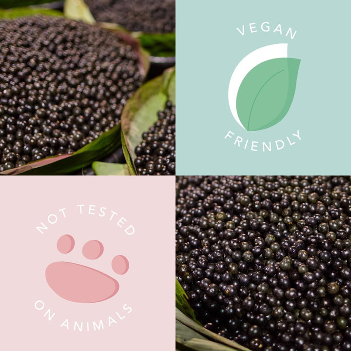 Luxury Nourishing Bath Crystals, Vegan & Cruelty-Free with Vitamin Rich Acai Berry Extract & Natural Sea Salts, 500G