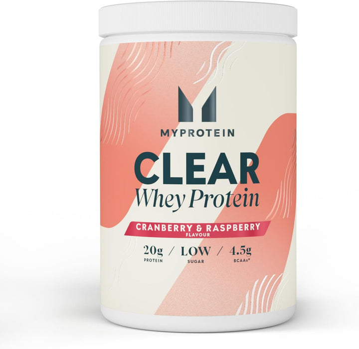 Clear Whey Protein Isolate Powder - Peach Tea - 488G - 20 Servings - Cool and Refreshing Whey Protein Shake Alternative - 20G Protein and 4G BCAA per Serving