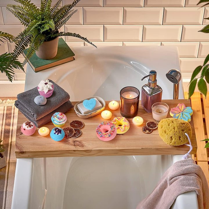 Bath Bombs, 8 Large Bath Bombs Set for Women.Organic Natural Handmade Aroma Pure Essential Oil Bubble Bath Balls.Fragrant Spa to Moisturize Dry Skin.Birthday, Mothers Day Present