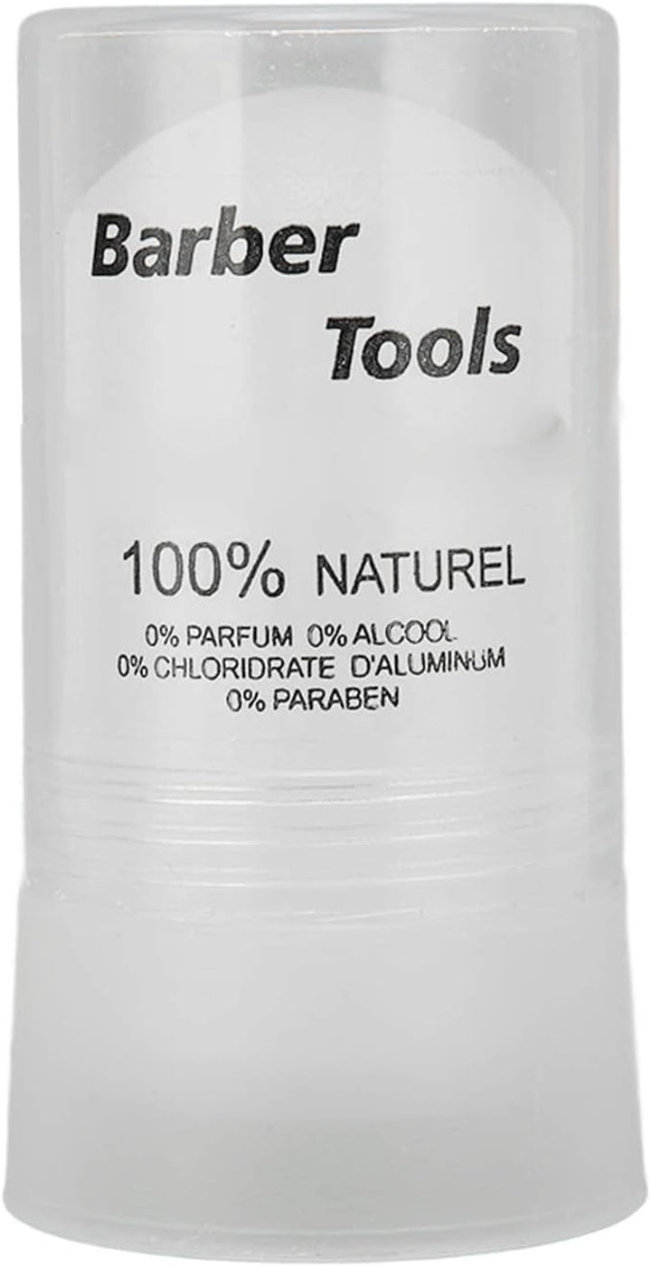 Alum Block for Shaving, Skin Soothing Stick 3.5Oz Portable with Protective Lid after Shave Alum Stick for Post Shave Care