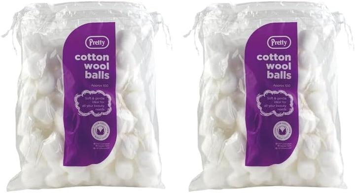 Cotton Wool Balls - 100 White