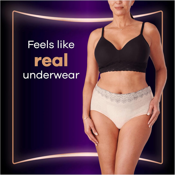 Boutique Incontinence Pants Women, Medium, Plus, 18 High Absorbency Pants (9 X 2 Packs), Odour Neutraliser, Softness and Protection, for Sensitive Bladder