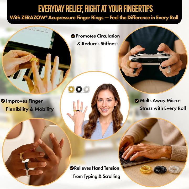 Telescoping Back Scratcher 9 Pcs Set | Backscratcher for Men & Women with 4 Detachable Heads | Scalp & Back Massager Tools | Stocking Fillers for Men | Dad Christmas Gifts | UK Brand