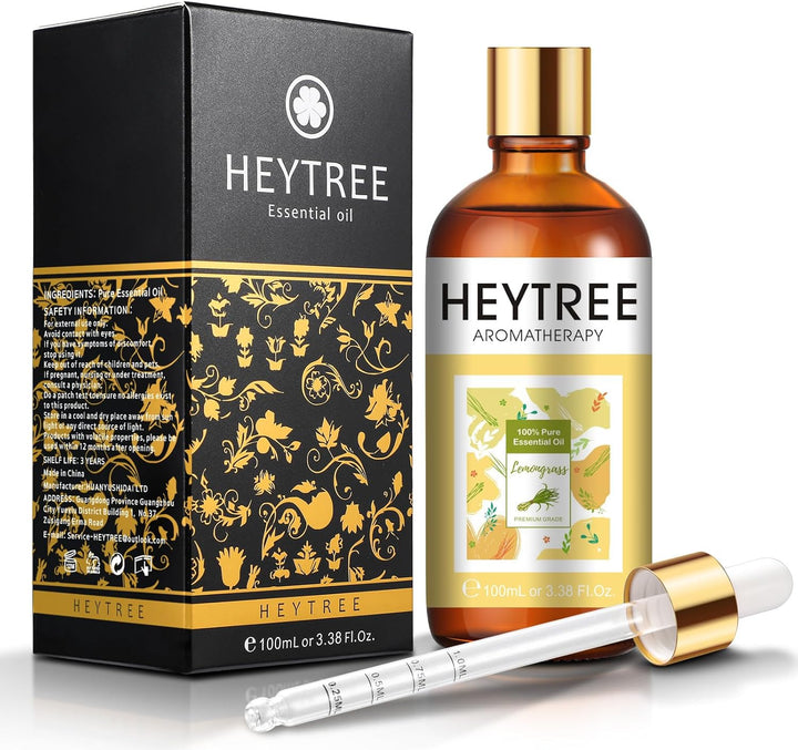 Peppermint Essential Oil 100Ml - Pure Natural Essential Oils Strong,Fresh Minty Scent Increases Clarity - Perfect for Aromatherapy,Diffuser, Clear Breathing-Strong Peppermint Oil