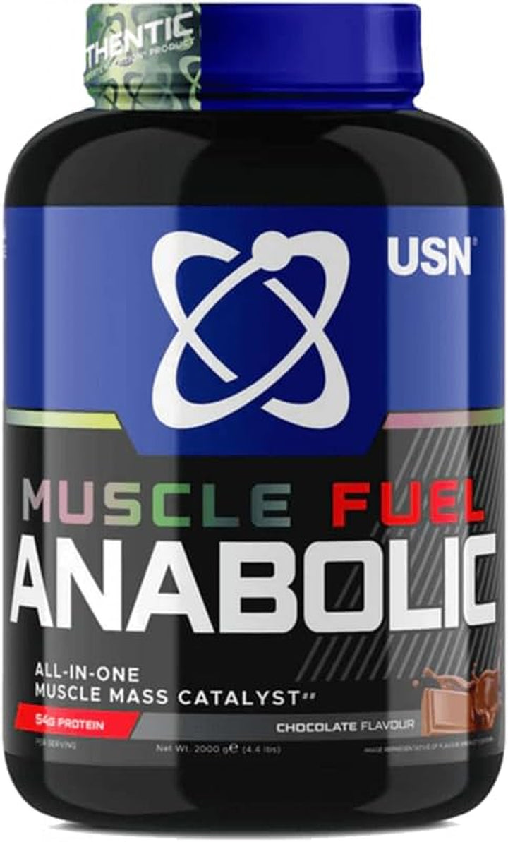 Muscle Fuel Anabolic Chocolate All-In-One Protein Powder Shake (2Kg): Workout-Boosting, Anabolic Protein Powder for Muscle Gain