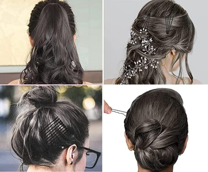 Hair Pins 60 Pcs, Bobby Pins for Women, Hair Grips for Thick, Thin, Wavy, Curly, Long, Short Hair, Hair Clips for Styling Sectioning, Wearing, Casual, Party, Travel, & Weddings (Blonde)