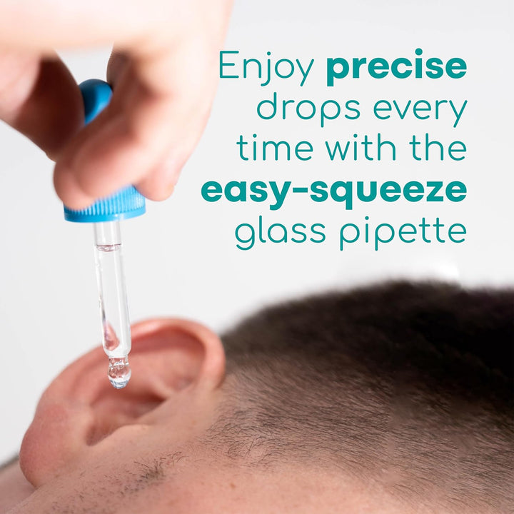 Quick-Action Sodium Bicarbonate Ear Drops for Wax Removal and Blocked Ears, 10Ml - Ear Wax Removal Drops Dissolve and Remove Earwax for Clean Ears - Natural Bicarbonate of Soda Ear Drops