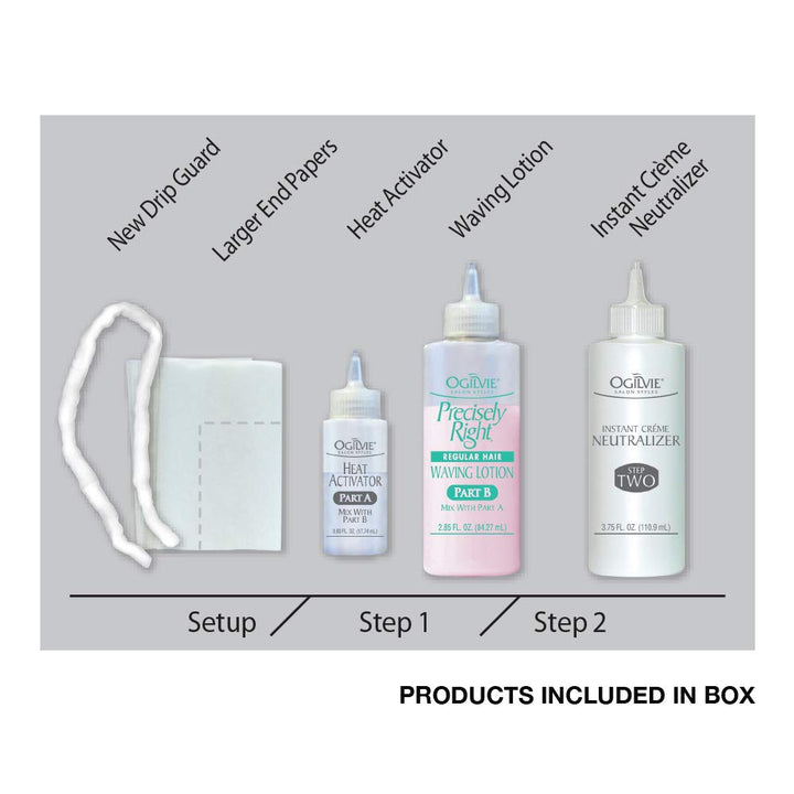 Salon Styles Professional Perm for Color Treated, Thin or Delicated Hair