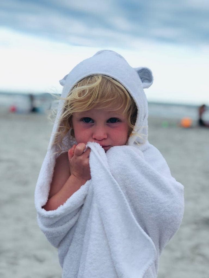 Luxury Hooded Towels for Kids Extra Large 90X90Cm, Newborn Baby Bath Towel or Older Kids Poncho Towel, Thick Soft Absorbent Bamboo, Gift Boxed for Baby Shower. British Seller