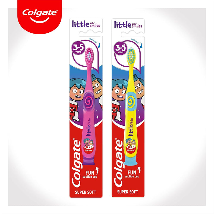 Kids Toothbrushes Multipack 3+ Years – Extra-Soft Bristles for a Gentle Clean – Non-Slip Handles for Little Hands – Colour-Indicator Bristles to Guide Toothpaste Application