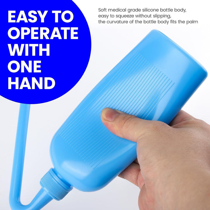 Colostomy Bag Cleaning Tool: Reusable Stoma Bag Washing Bottle & Rinse Pot – Compatible with All Ostomy Bags (500Ml)