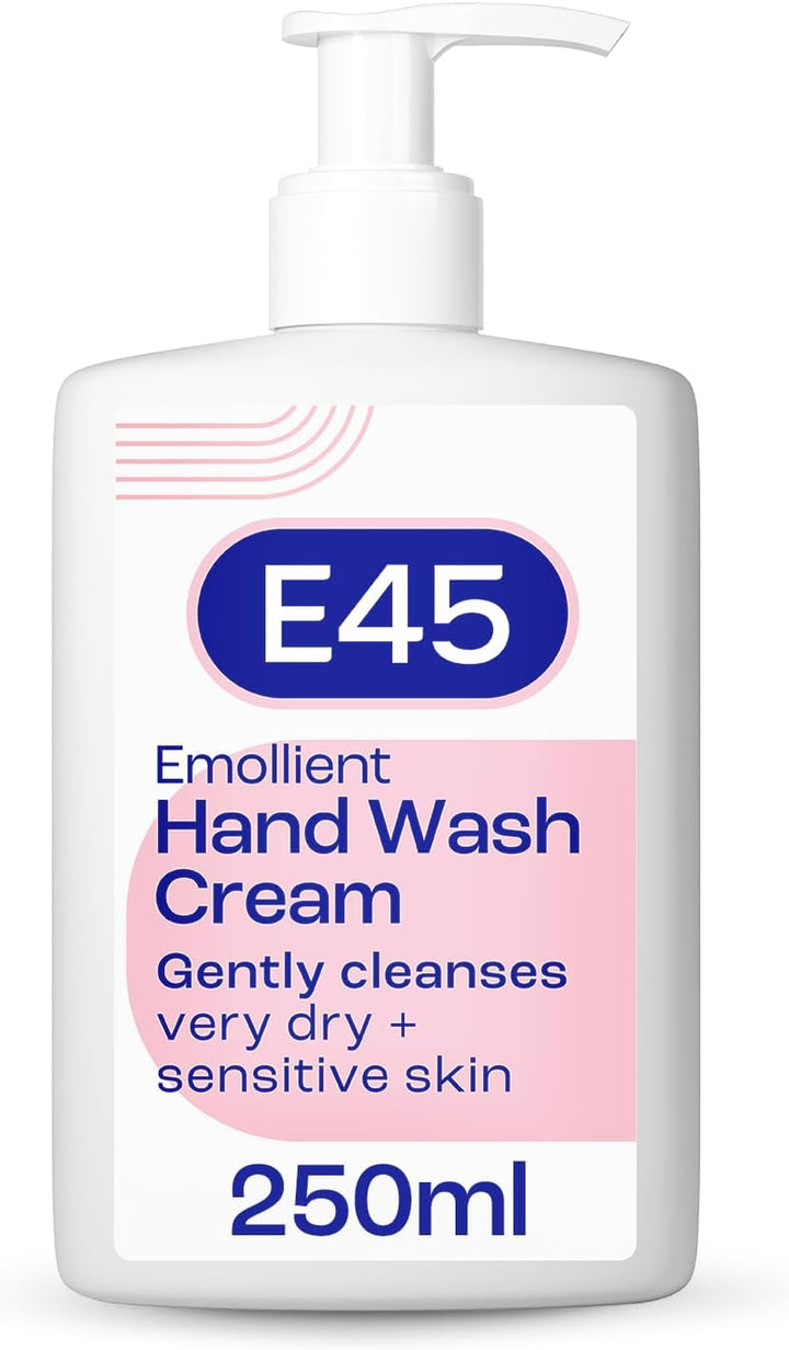 Hand and Body Wash Cream - Relieve Dry, Itchy & Irritated Eczema Prone Skin - 250Ml - Gently Cleanses Very Dry and Sensitive Skin - Dermatological Soap Free Emollient