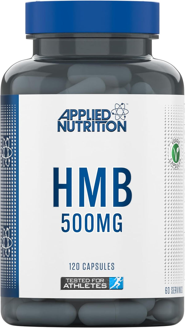 HMB Supplement - HMB 500Mg Capsules, Metabolite of Leucine, for Muscle Growth & Repair (120 Capsules - 60 Servings)