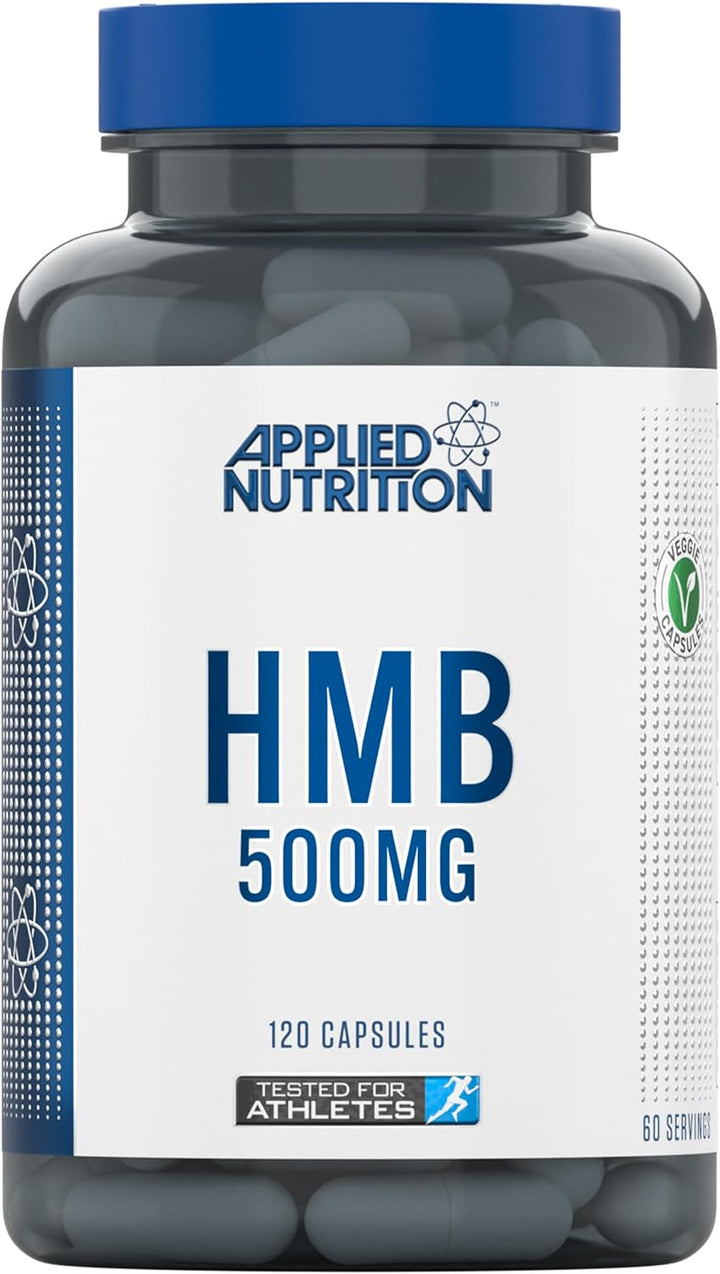 HMB Supplement - HMB 500Mg Capsules, Metabolite of Leucine, for Muscle Growth & Repair (120 Capsules - 60 Servings)