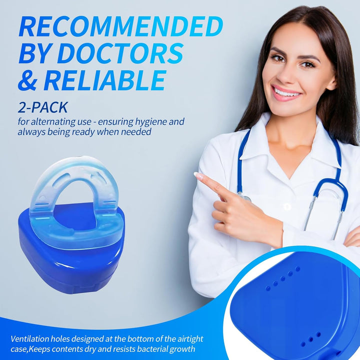 Feliora Anti-Snoring Mouthpiece - Adjustable Snore Stopper Mouth Guard for Sleeping, Comfortable Snoring Aid for Men and Women