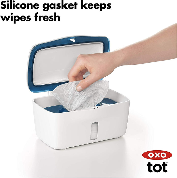 Perfect Pull Wipes Dispenser, Navy, 1 Count (Pack of 1)