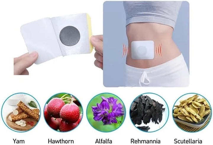 Diabetic Patches to Lower Blood Sugar Naturally, Herbal Cure Reduce High Blood Sugar Balance Plaster,5 Packs 30Pcs