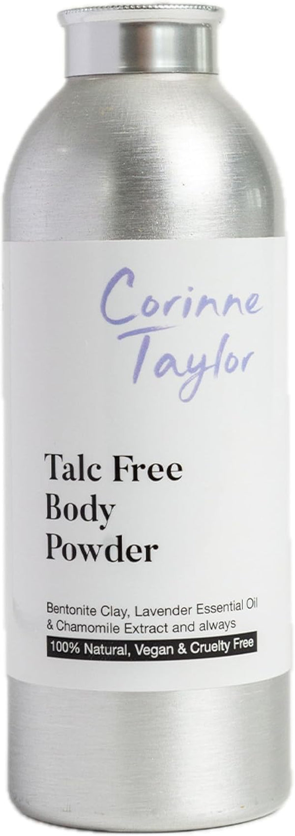 Organic Body Powder - Talcum Powder 100% Natural Talc Free, Chamomile & Lavender for Intimate Comfort, anti Chafing, Sweat Absorbent, Travel Essentials & Paraben Free 85G
