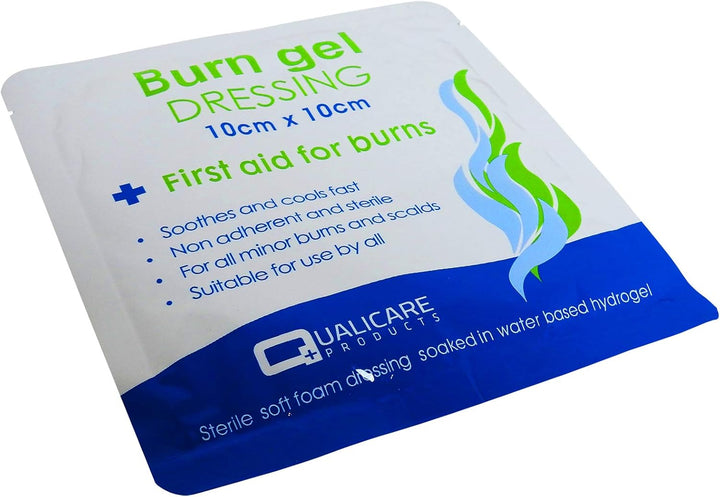 Medium Size 10Cm X 10Cm Non Adherent Burns Scalds Dressings 5 Pack