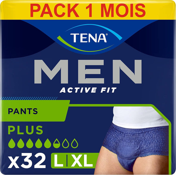 Men Active Fit Pants, Blue, Large/X-Large, Case Pack of 32(4X8)