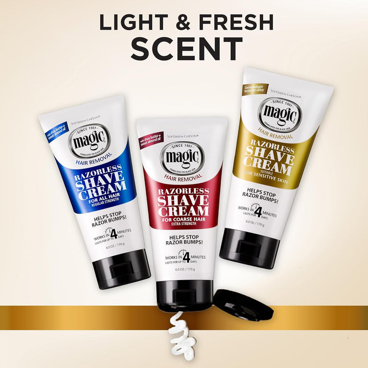 Magic Smooth Razorless Hair-Removing Cream 6Oz/170G