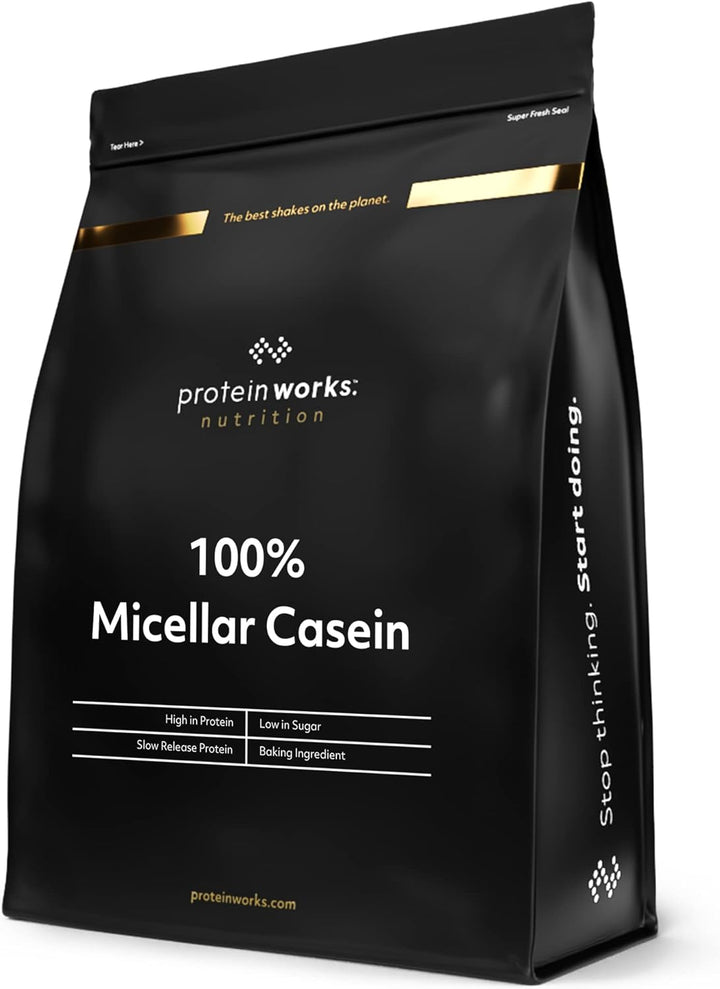 Protein Works 100% Micellar Casein Protein Powder | Slow Release Protein Shake | Amino Acids | High Protein| Vanilla Crème | 500 G Casein protein, Slow-digesting protein, Protein supplement, Protein powder, Muscle recovery protein, Fitness protein, High p