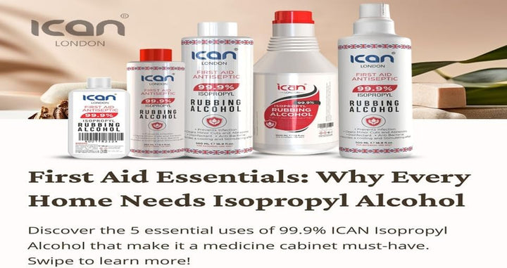 Isopropyl Rubbing Alcohol 99.9% First Aid Antiseptic Disinfectant 100Ml