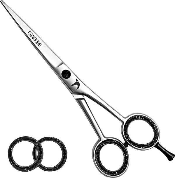 Hairdressing Barber Hair Scissor for Professional Hairdressers Barbers Stainless Steel Hair Cutting Shears - for Salon Barbers, Men, Women, Children and Adults