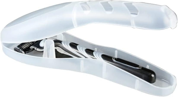 Transparent Razor Storage Box Razor Travel for Gillette Men'S Razor Case Dustproof Waterproof Cartridge Box Travel Case Razor Kitchen Storage and Organisation