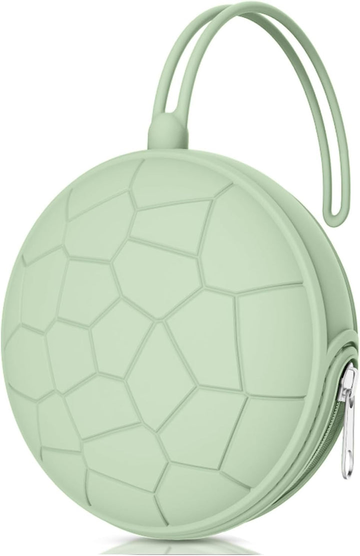 Dummy Holder Case Set,Bpa Free Silicone Pacifier Holder Pod,Dummy Storage Box,Portable Soother Pods for Baby Nappy Changing Bag Stroller,Travel,Home,Easy to Clean(Pink)