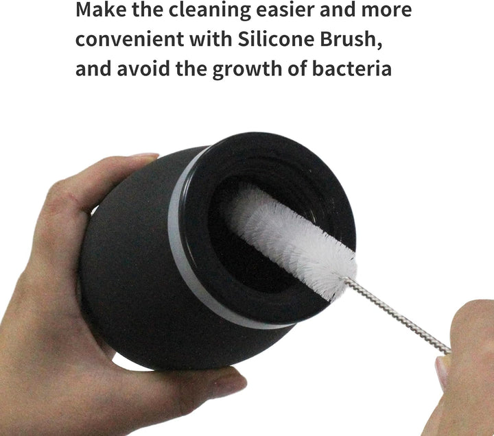 420Ml Enema Bulb Kit - Large Anal Douche Bulb, Colon Irrigation Enemas for Man Woman (Black)