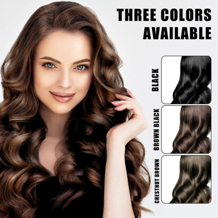 Fruit Essence Hair Dyeing Comb, 2025 New Black Fruit Dyeing Cream, Plant Extract Hair Dye Essence, Hair Dye Cream with Comb, Natural Gray Coverage, Easy Home Hair Color Kit (01#)