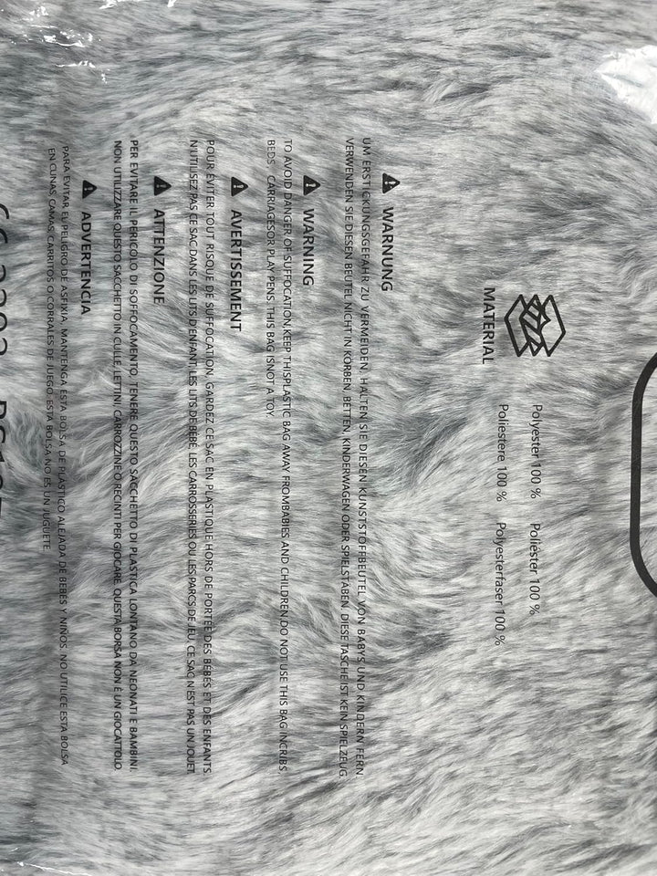 Hot Water Bottle with Luxury Cosy Faux Fur Cover,2L Leakproof Large Hot Water Bag for Neck,Shoulder,Hand Feet Warmer,Gifts for Women,Men(Grey)