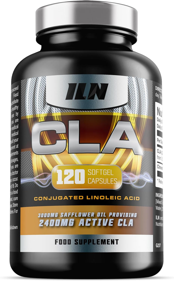 CLA Supplement Softgels - 3000Mg per Serving with 80% Active Isomers for 2400Mg Active CLA - CLA Softgel Capsules with Conjugated Linoleic Acid - Suitable for Men and Women (120 CLA Capsules)