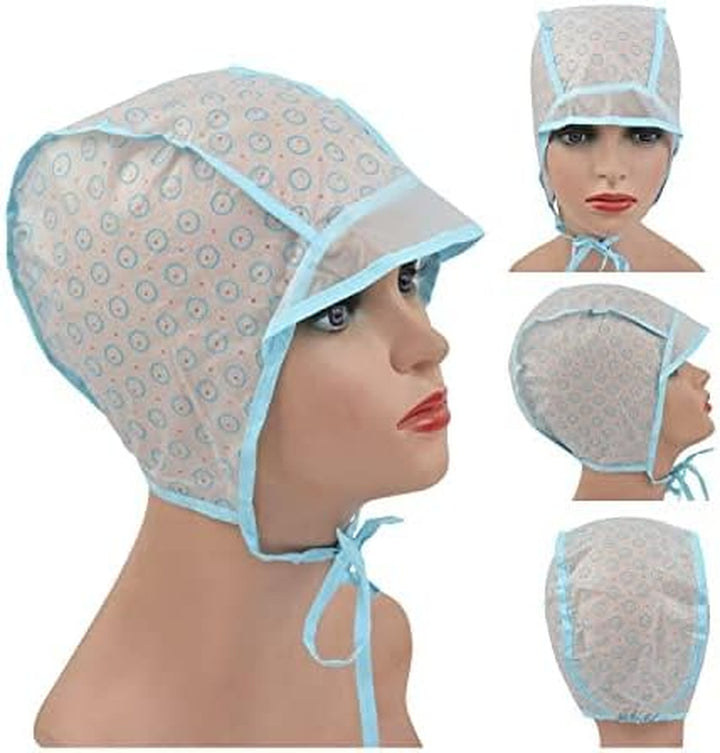 1 PC Highlighting Cap Frosting Cap Hair Dye Colouring Cap and Spatula with Crochet Hook for Dyeing