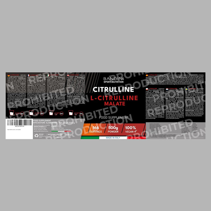 ® Citrulline Malate 2:1 500G Powder | 3G Daily Dose - 166 Servings | L-Citrulline Malate Nitric Oxide Enhancer | Pre-Workout Supplement for Athletes | Unflavoured Essential Amino Acid | Vegan