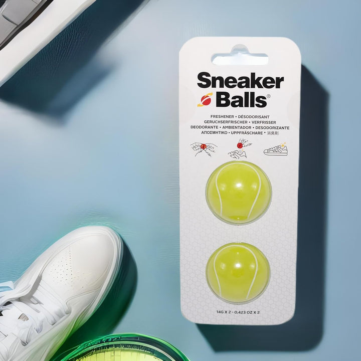 Sneaker Balls Shoe Deodorizer & Freshener Balls, Odor Eliminator for Shoes/Gym Bags/Lockers, Small 3.8Cm Diameter, Quick-Twist Action, Long-Lasting 90-Day Fresh Scent- Watermellon/Lemon