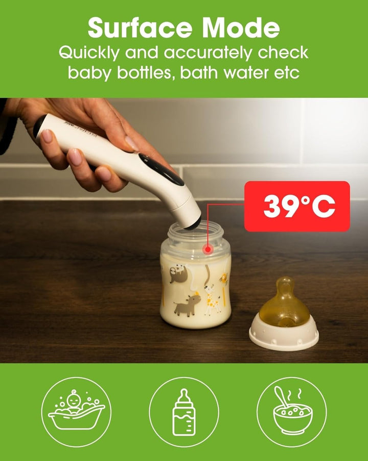 TH2 Thermometer - NHS Supplier - German Sensor - IF Award Winner - CE Approved - In-Ear, Forehead, Non-Touch & Baby Modes - Infrared Thermometer for Newborn, Baby, Kids, Children & Adults