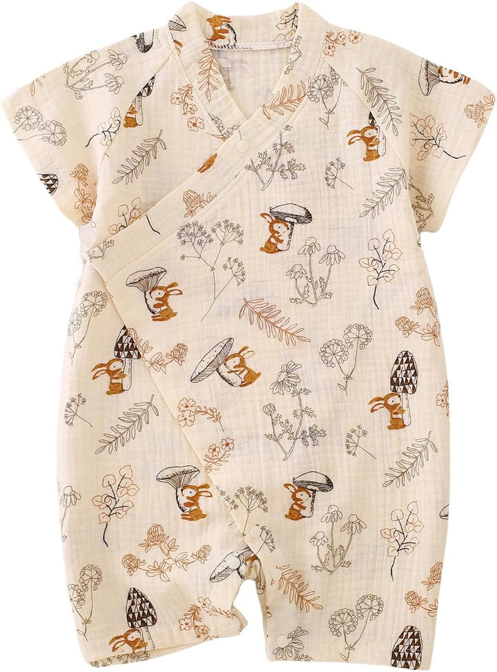 Japanese Kimono Baby Thobe Cotton Yarn Pajamas Robe 0-24 Months