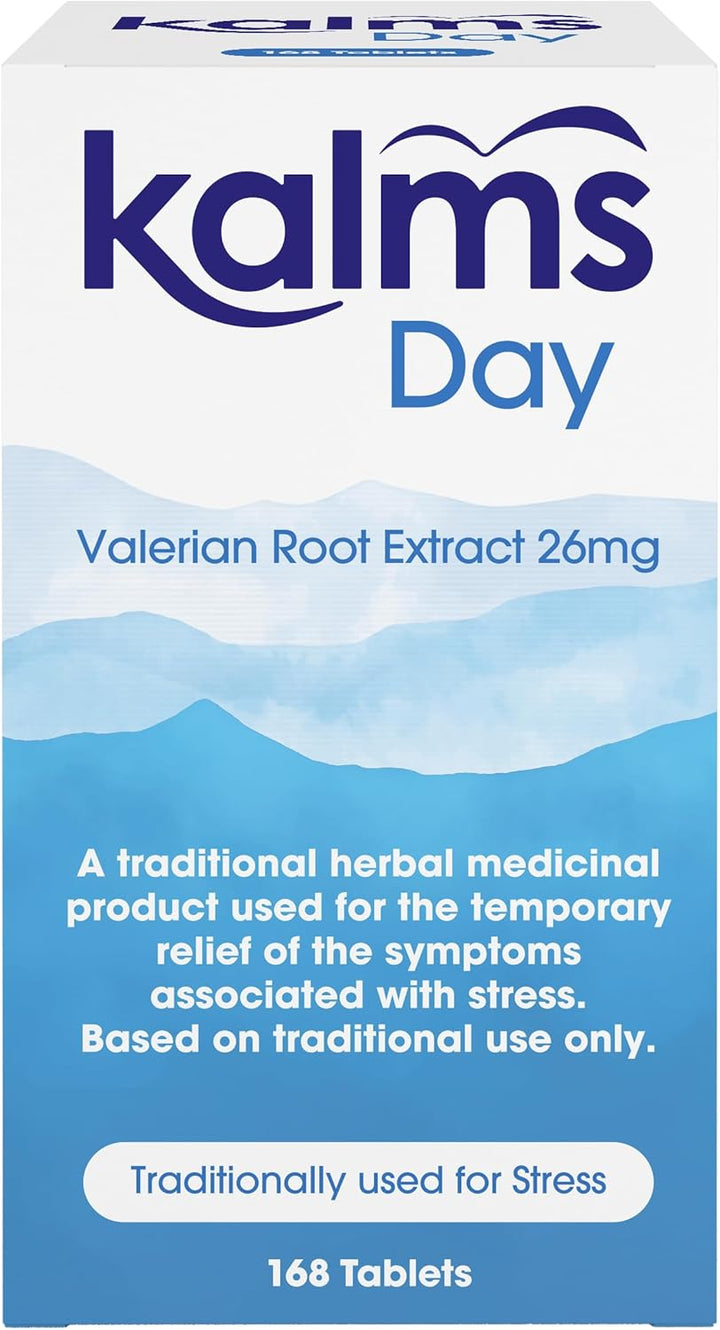 Day 168 Tablets - Traditional Herbal Medicinal Product Used for the Temporary Relief of Symptoms Associated with Stress.