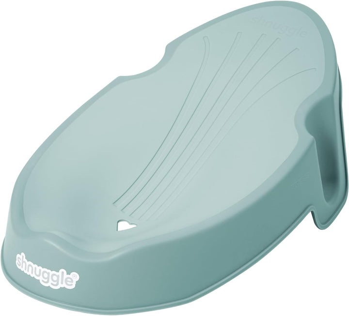 | Newborn Baby Bath Support | Ergonomic Soft-Touch Seat | Lightweight Non-Slip Base | Hygienic & Compact | Perfect for Babies up to 6 Months / 9 Kg | White & Grey