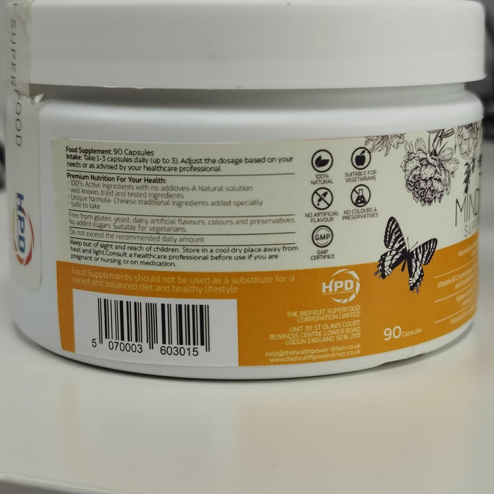 34-In-1 Nootropic Brain Supplement | Focus, Memory & Brain Fog Support Capsules | Cognitive Enhancer with Fatty Acid, Bacopa & B-Vitamins | Mental Clarity & Mood Balance | 90 Vagen Capsules