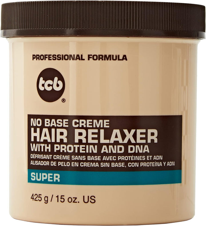 No Base Creme Hair Relaxer with Protein and DNA Super 15.Oz