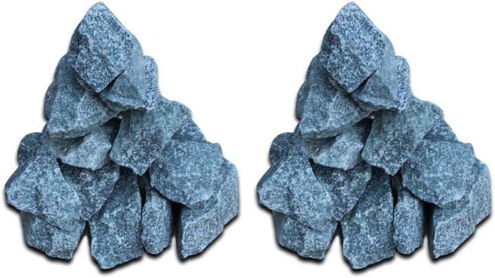 Sauna Stones 30Kg - High Heat Capacity Sauna Heating Rocks Suitable for Large Private & Commercial Sauna Rooms