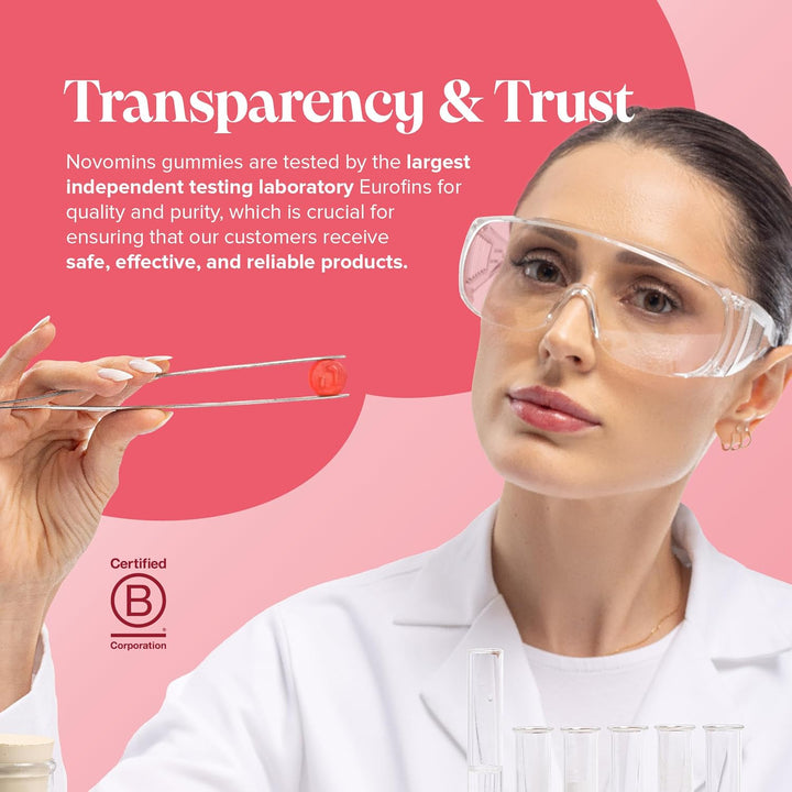 Menopause Gummies - Menopause Supplements with Sage Leaf, Maca Root, Ashwagandha & Probiotics for Women- Hormone Balance for Women - Post & Perimenopause Supplements - Vegan - 60 Gummies -