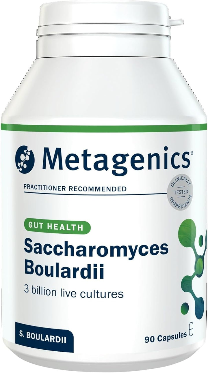 Saccharomyces Boulardii 3 Billion - Travel Gut Support Supplement - No Refrigeration Required - 90 Capsules