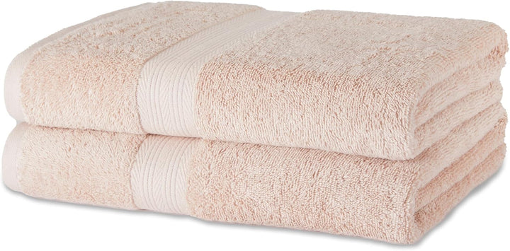 Fade-Resistant Cotton Washcloth, 12-Pack, 30 X 30 Cm, Blush Pink