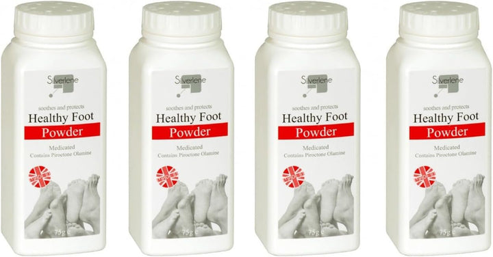 Athletes Healthy Foot Powder Medicated Treats and Prevents Anti-Fungal 75G, Prone to Excessive Sweating and Odour, Daily Foot Care Regime, Talcum Powder, Controls Sweat (1Pcs)