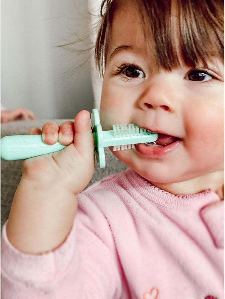 Double Sided Training Toothbrush for Infant, Toddler & Baby, Bpa-Free & Phthalate-Free, 1 Pack, Mint