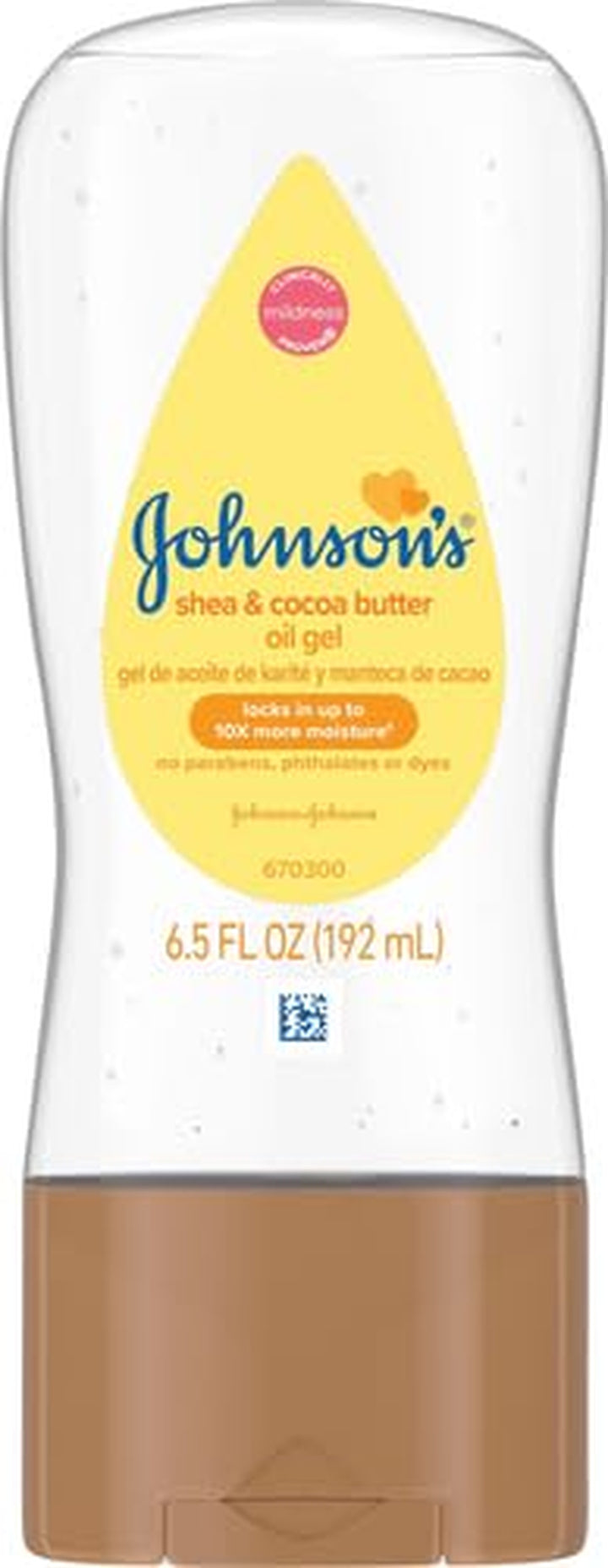 Johnson & Johnson Baby Oil Gel, 6.5 Ounce